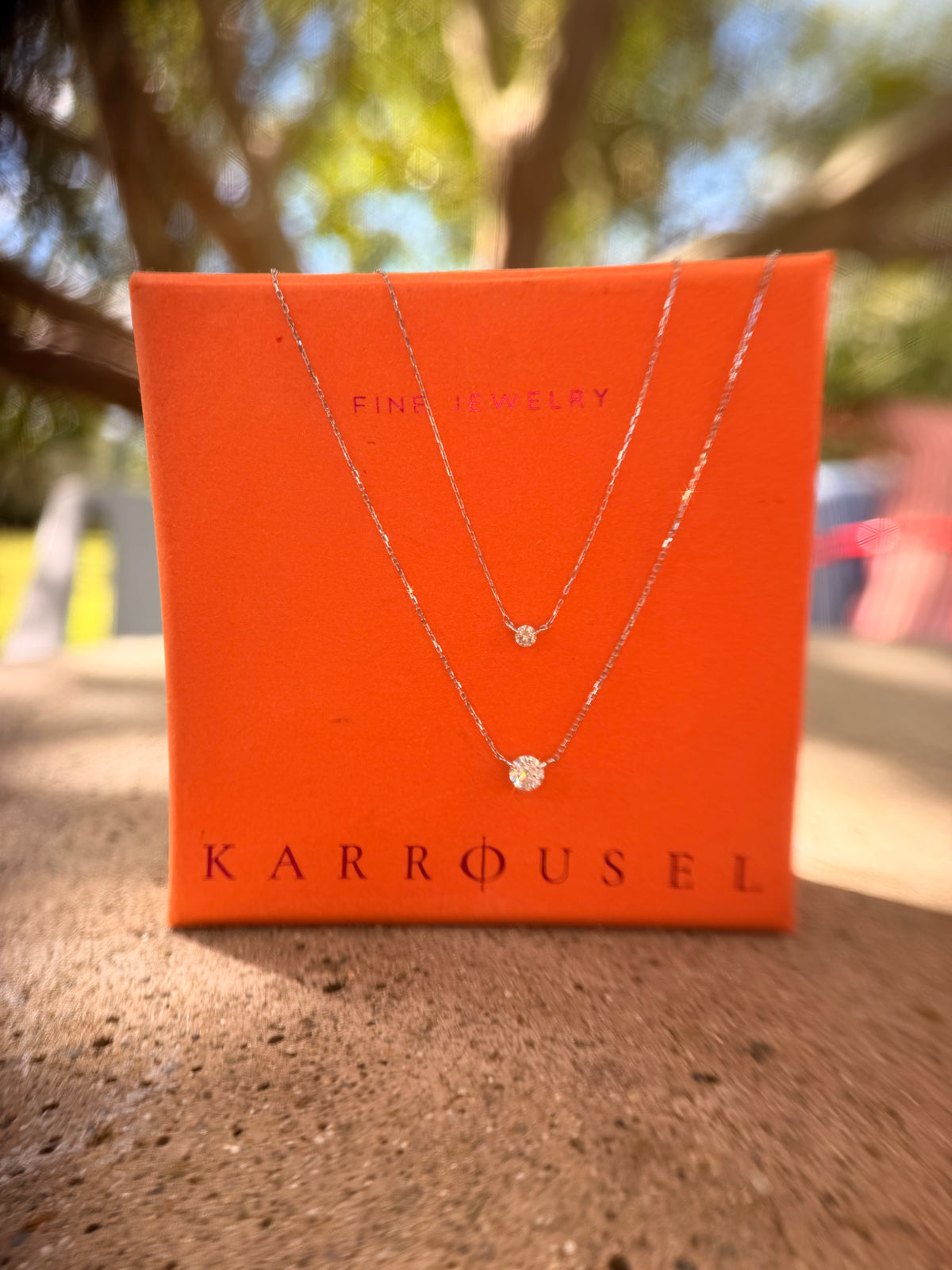 Special Price Mini floating Necklace 0.07ct