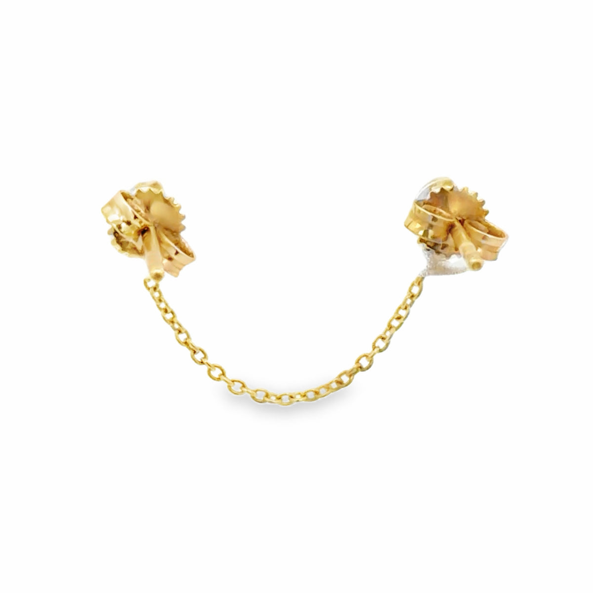 Pear Diamond Chain Earring