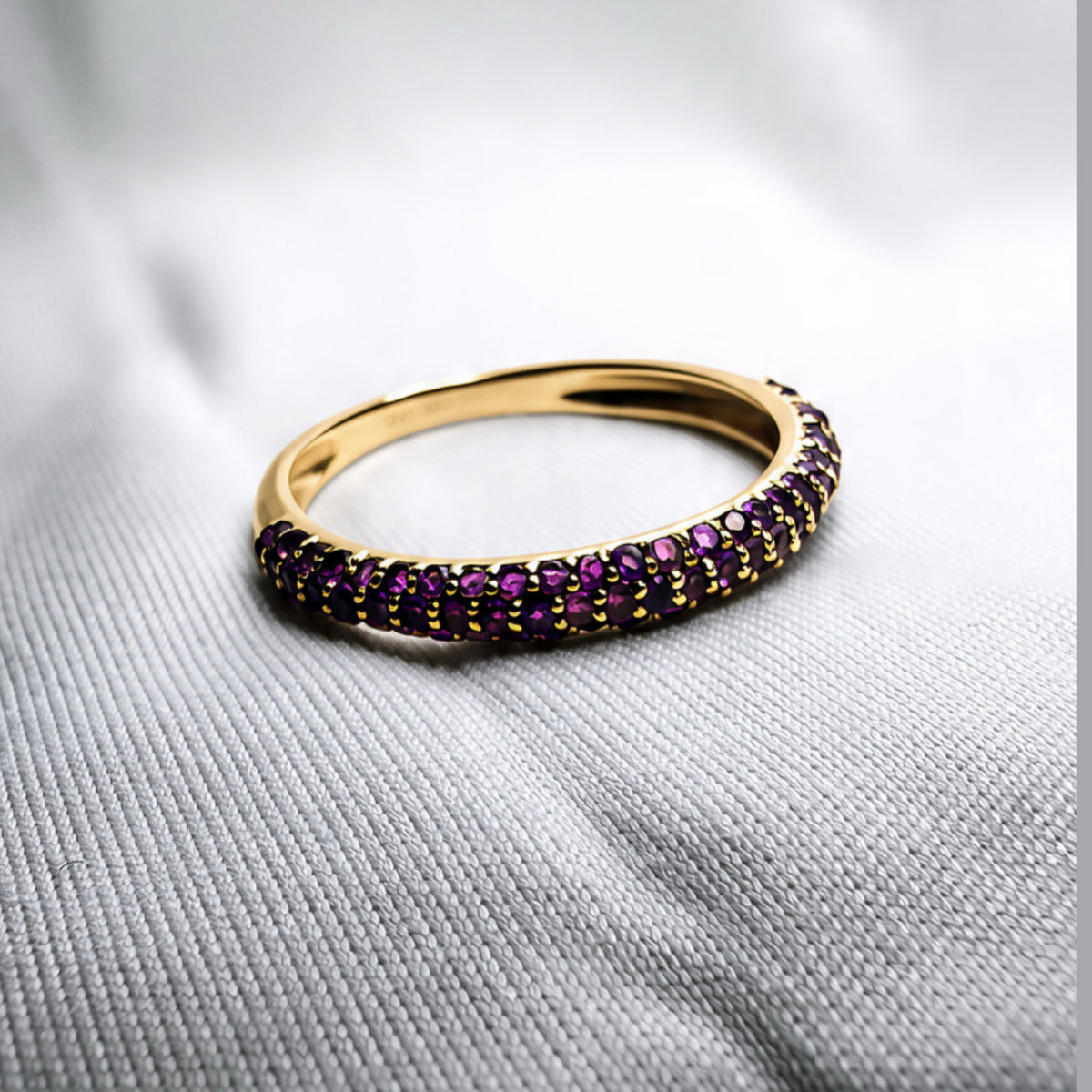 Amethyst Stackable Ring