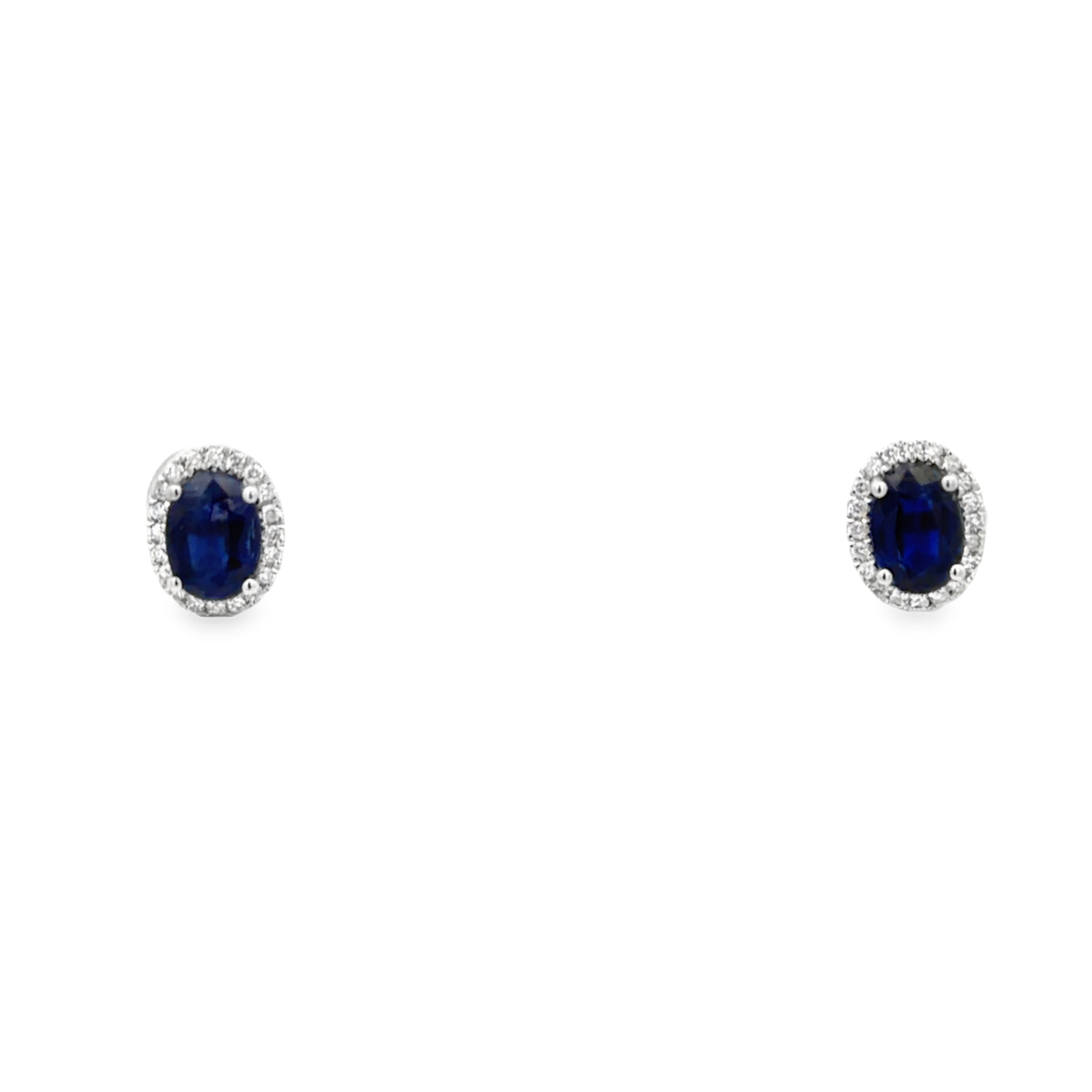 Kyanite Halo Earrings