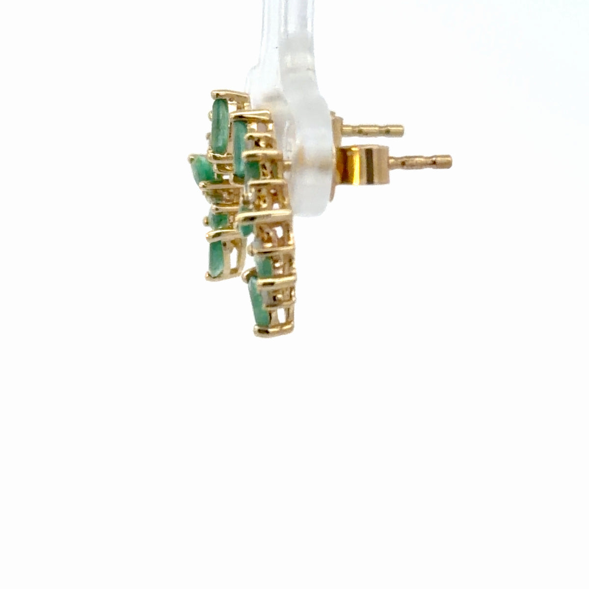Bloom Emerald Earrings
