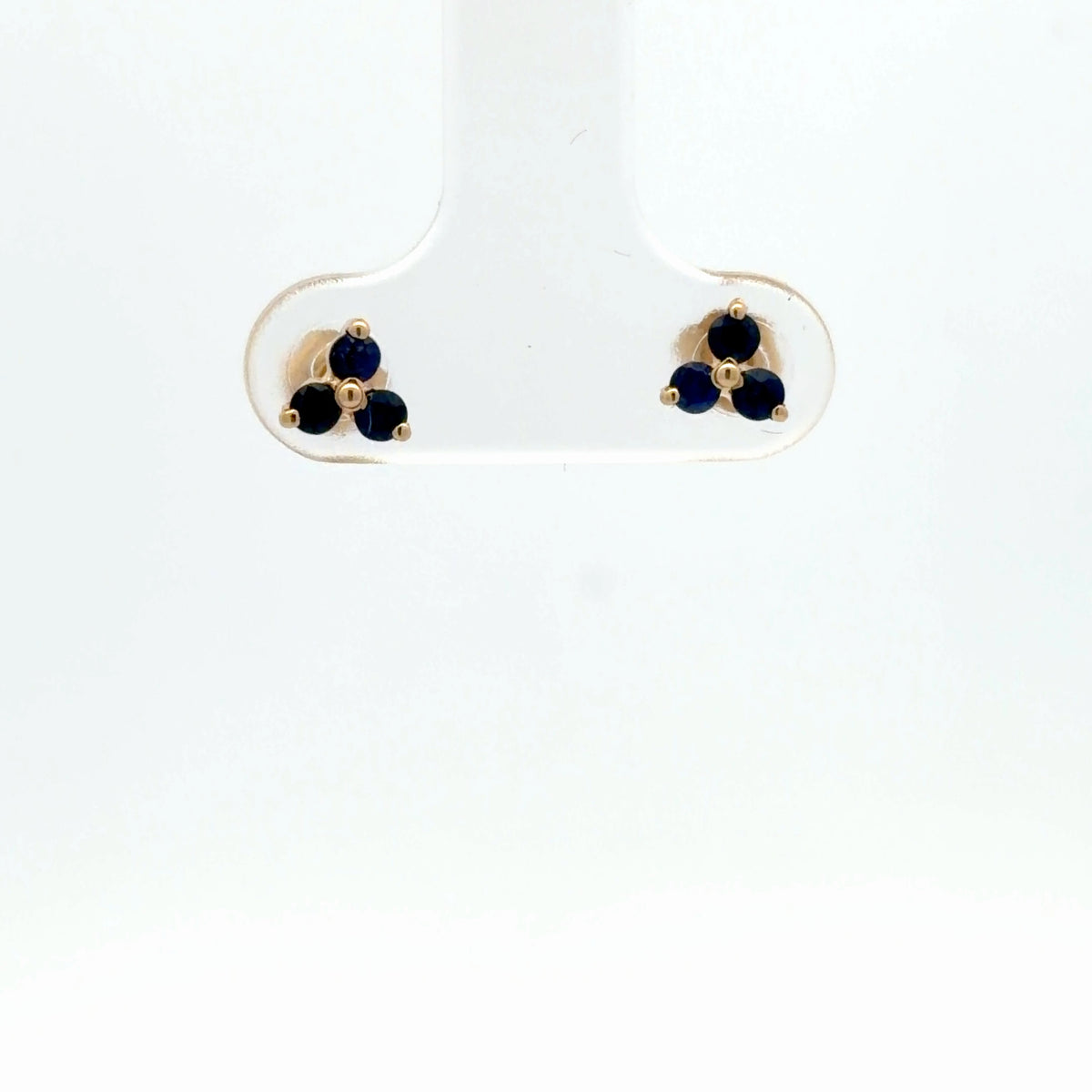 Mini Flowers Sapphire Earrings