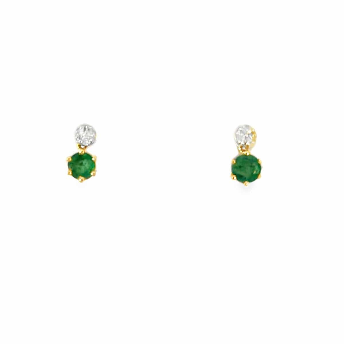 Balling Emerald Earrings