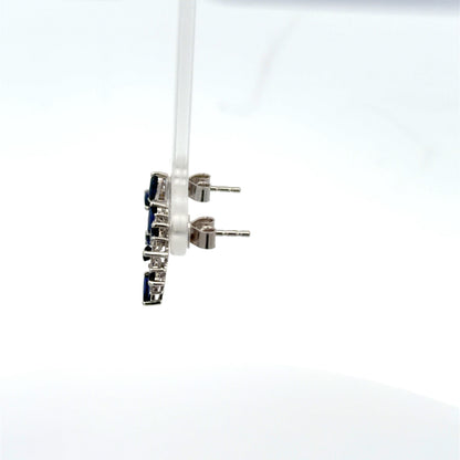 Bloom Sapphire Earrings