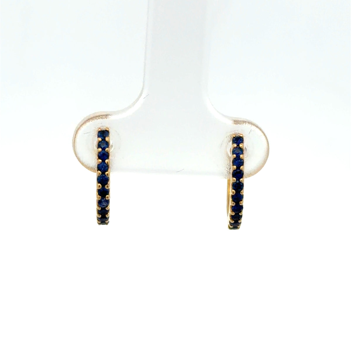 Circus Sapphire Hoop Earrings