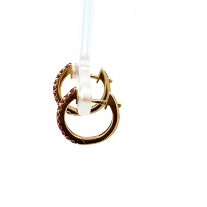 Circus Ruby Earrings