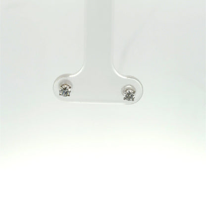 0,25 Diamond Stud Earrings in Yellow Gold