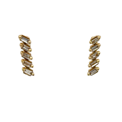 Diamond Zigzag Earrings