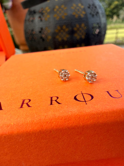 Cluster Diamond Earrings