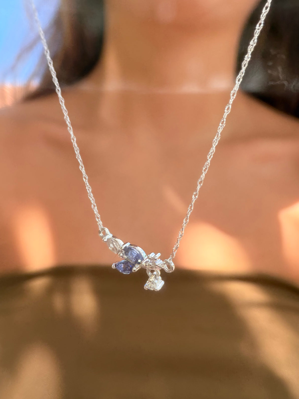 Floral Cluster Necklace