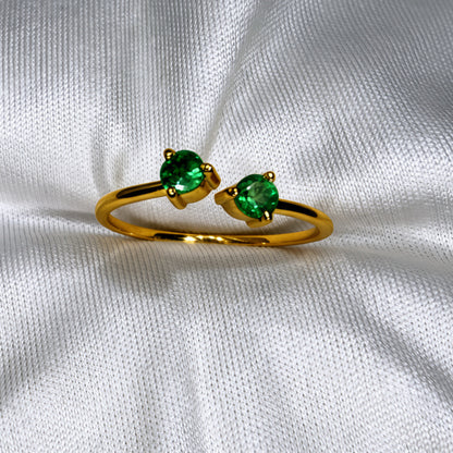 Dual Royal Emerald Ring