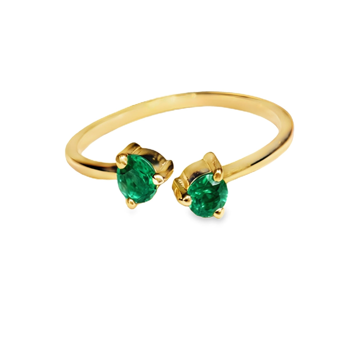 Dual Royal Emerald Ring