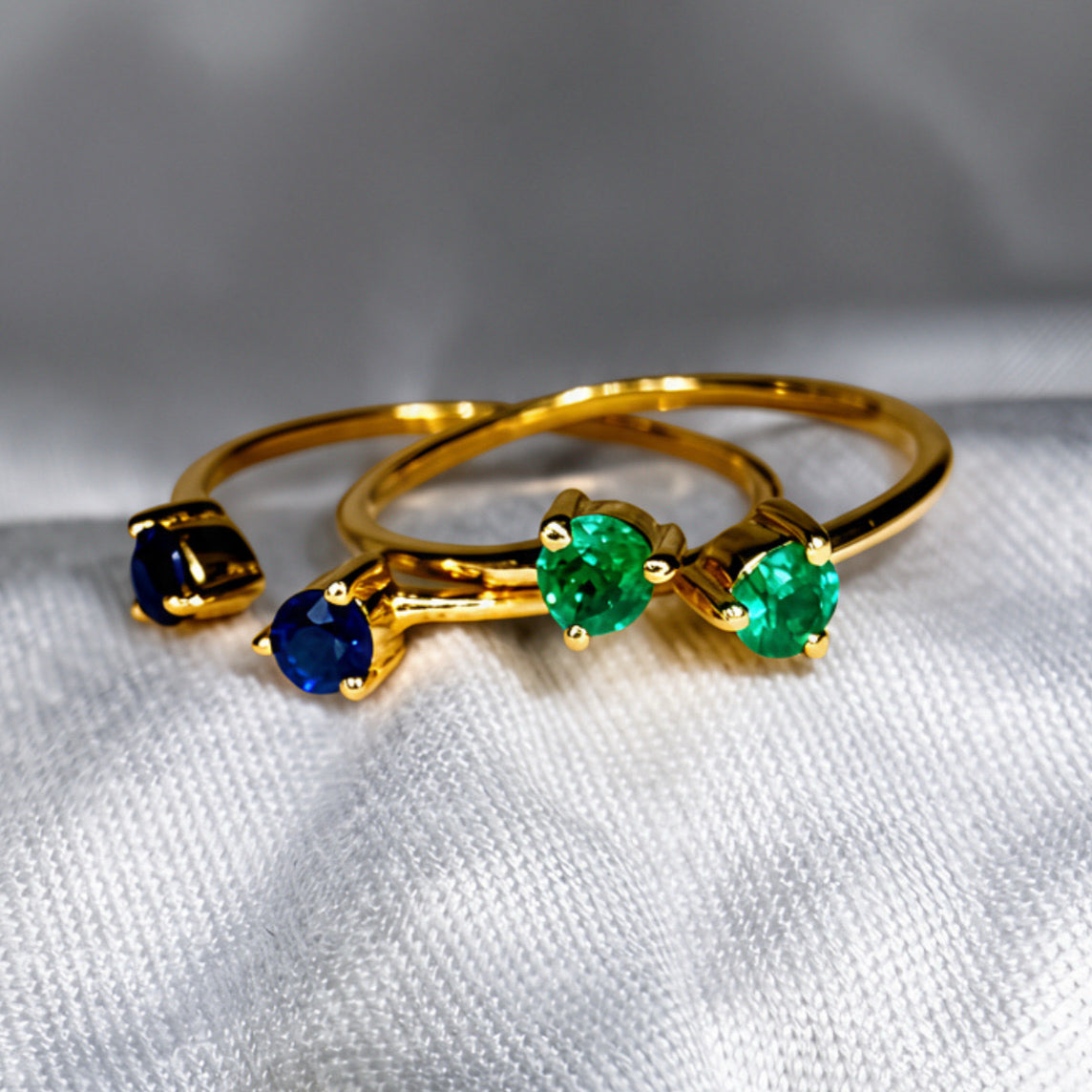 Dual Royal Emerald Ring