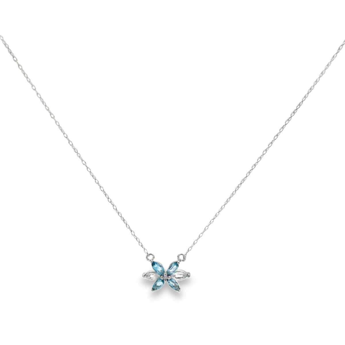 Floral Topaz Necklace