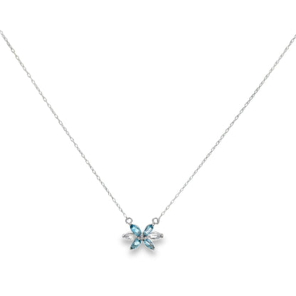 Floral Topaz Necklace