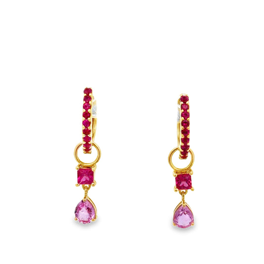 Circus Ruby Earrings