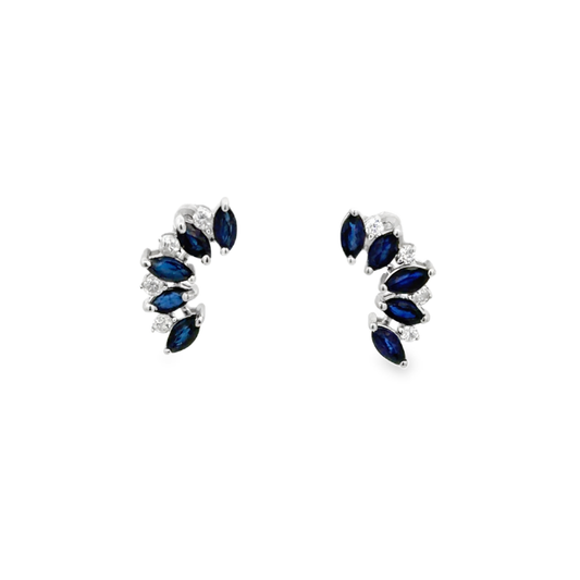 Bloom Sapphire Earrings