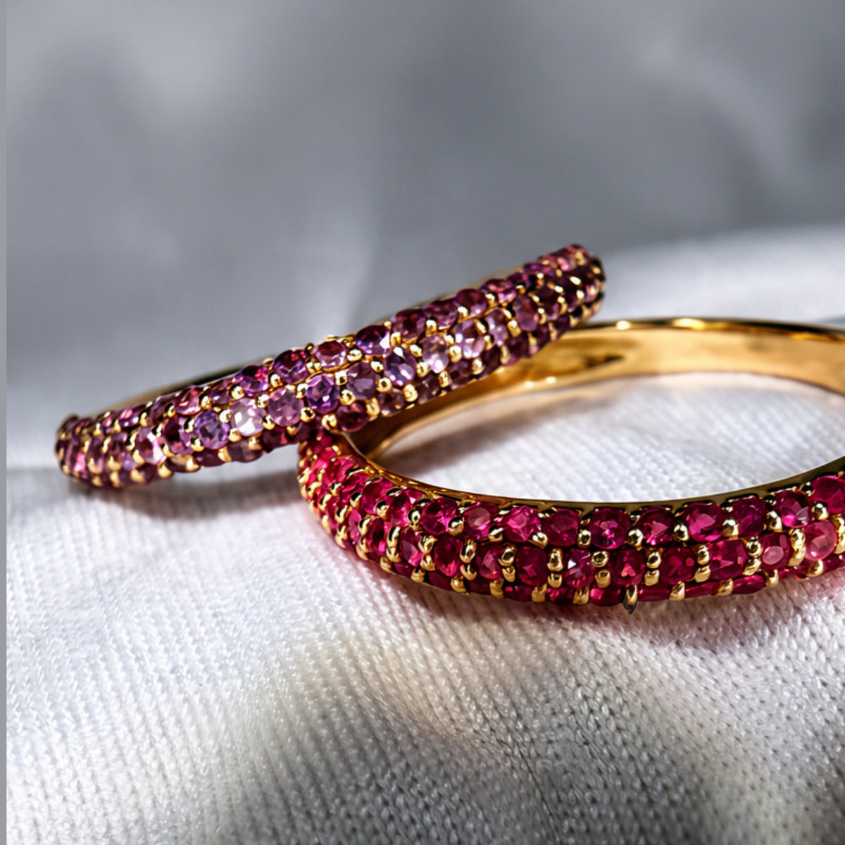 Pinkis ruby Stackable Ring