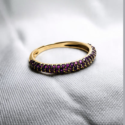 Amethyst Stackable Ring