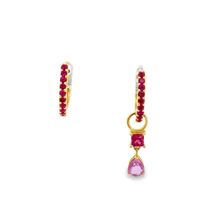 Circus Ruby Earrings