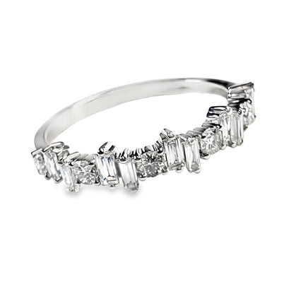 Alternating Diamond Ring