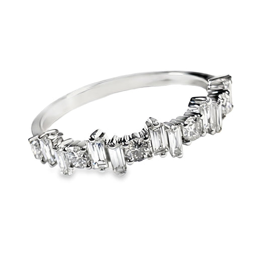 Alternating Diamond Ring