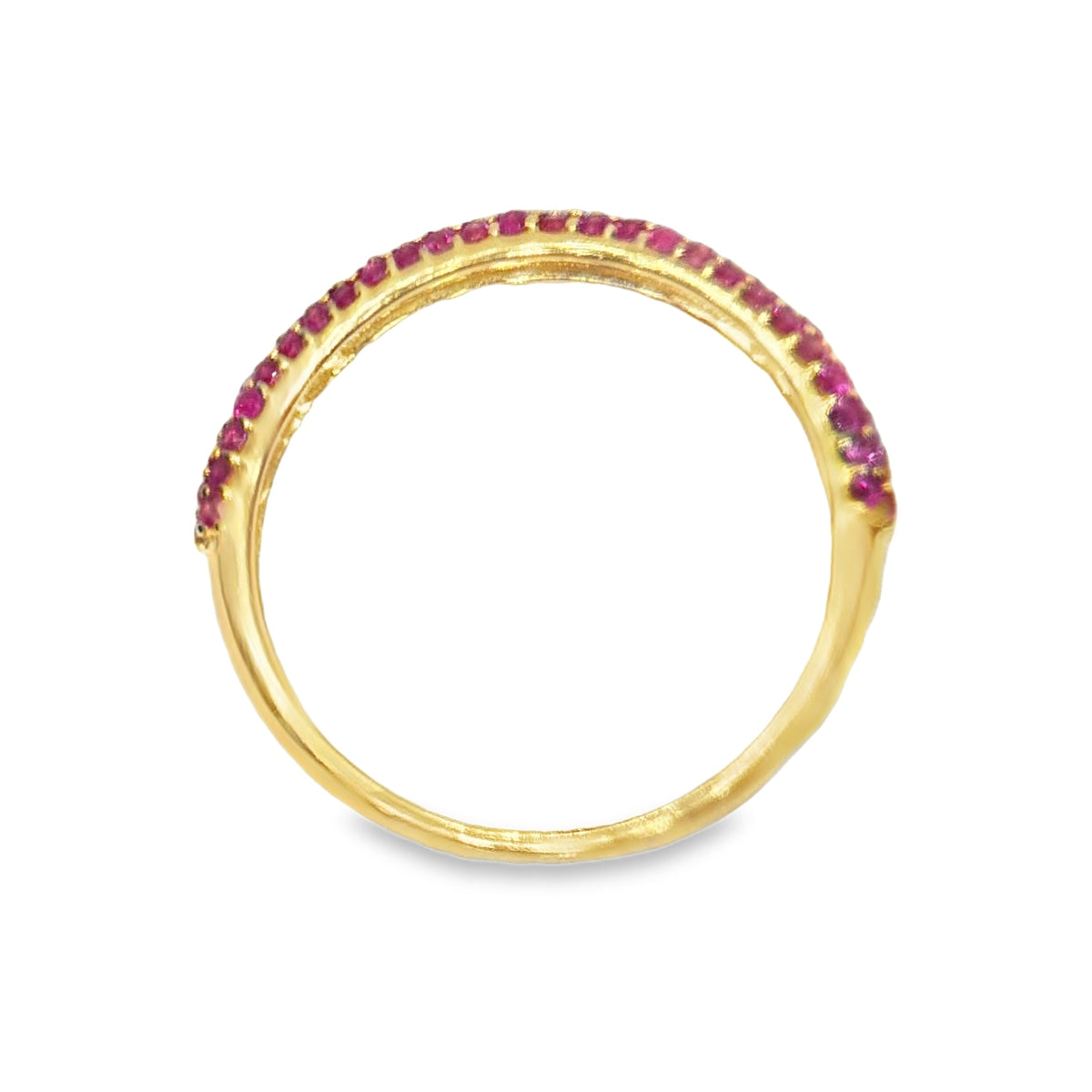 Pinkis ruby Stackable Ring