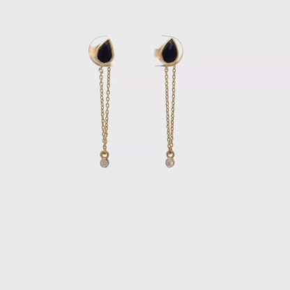 Cascade Sapphire Earrings