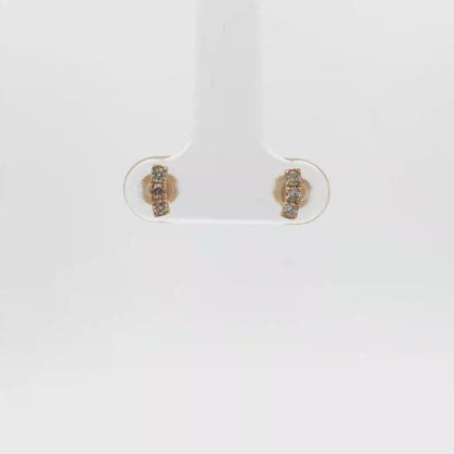 Linear Diamond Earrings