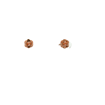 Mini Flowers Emerald Earrings