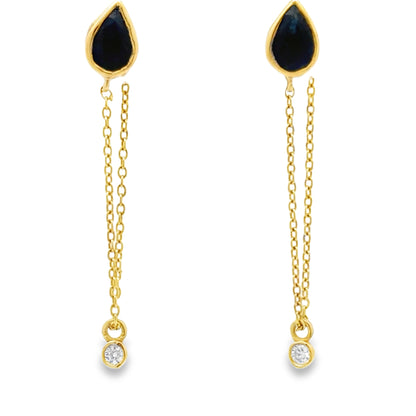 Cascade Sapphire Earrings