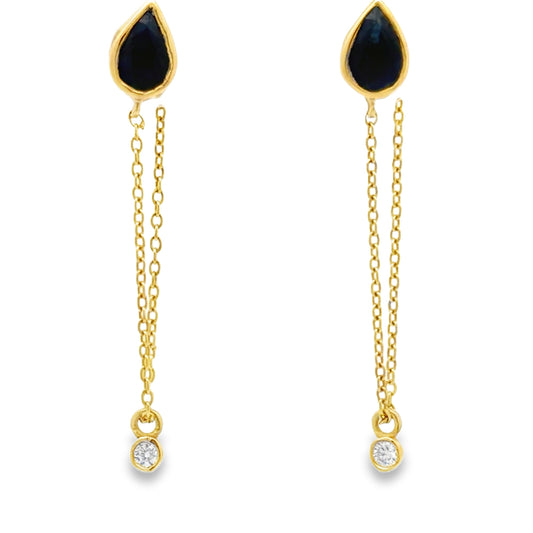 Cascade Sapphire Earrings
