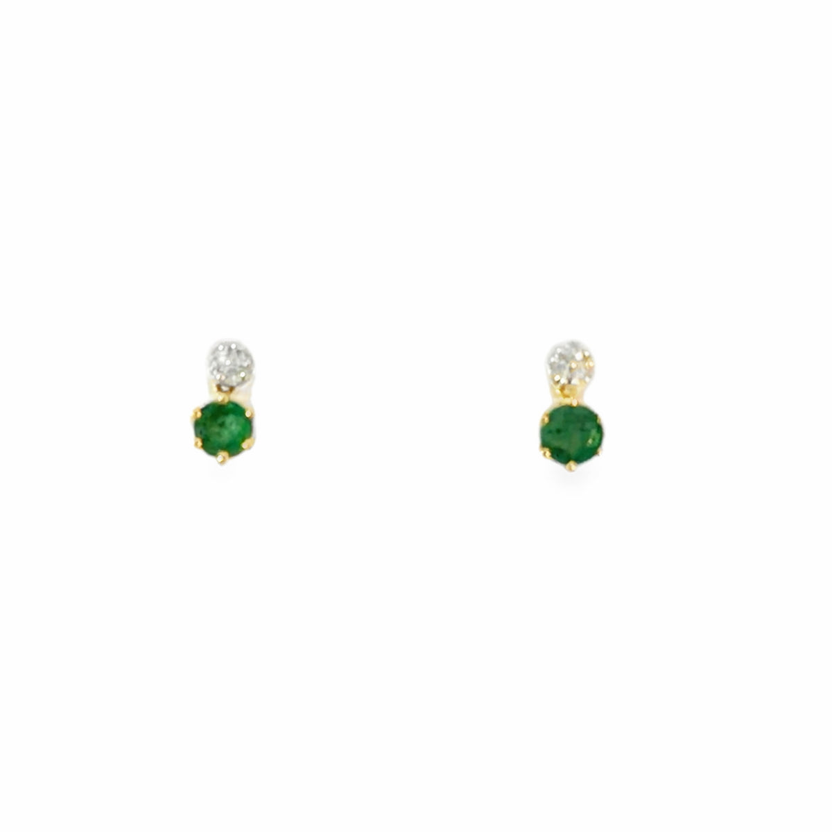 Balling Emerald Earrings