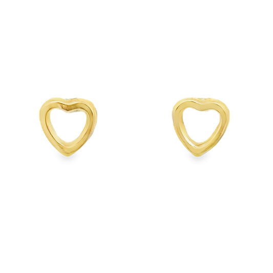G Heart Earrings