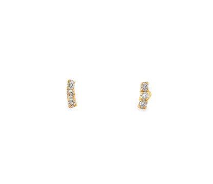 Linear Diamond Earrings