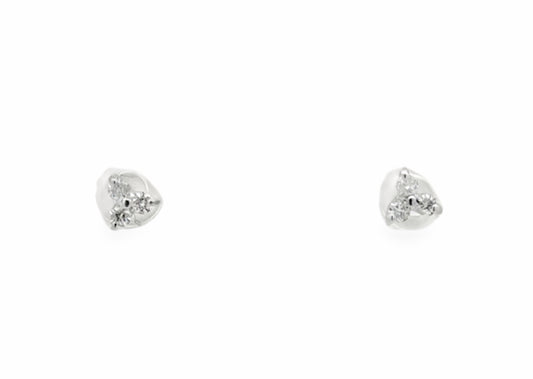 Extra Mini Flowers Diamond Earrings