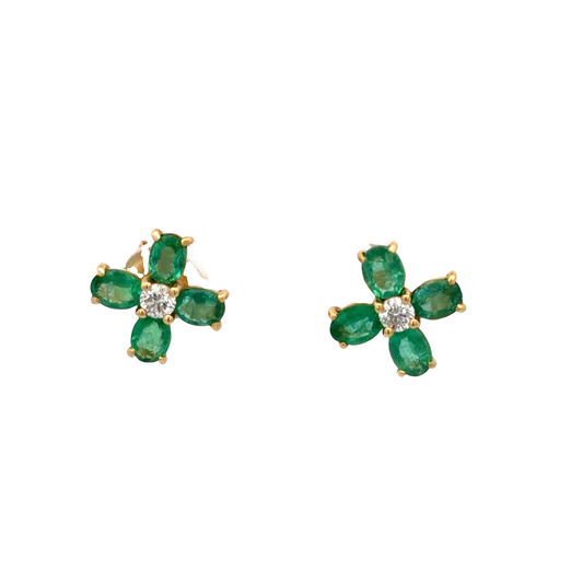 Floral Cluster Earrings