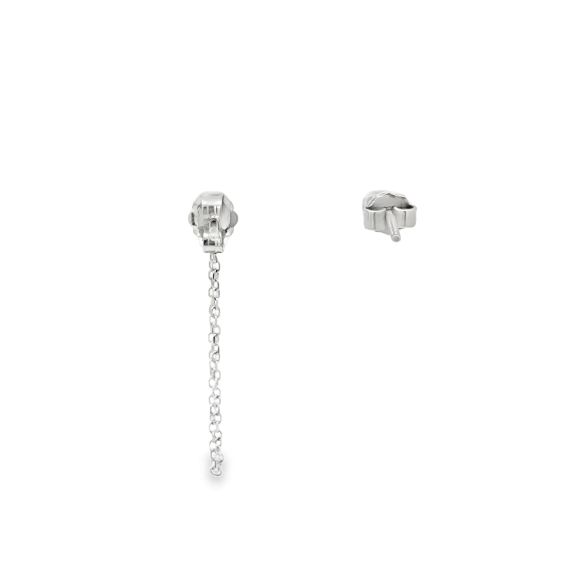 Royal Blue Sapphire Chain Earring
