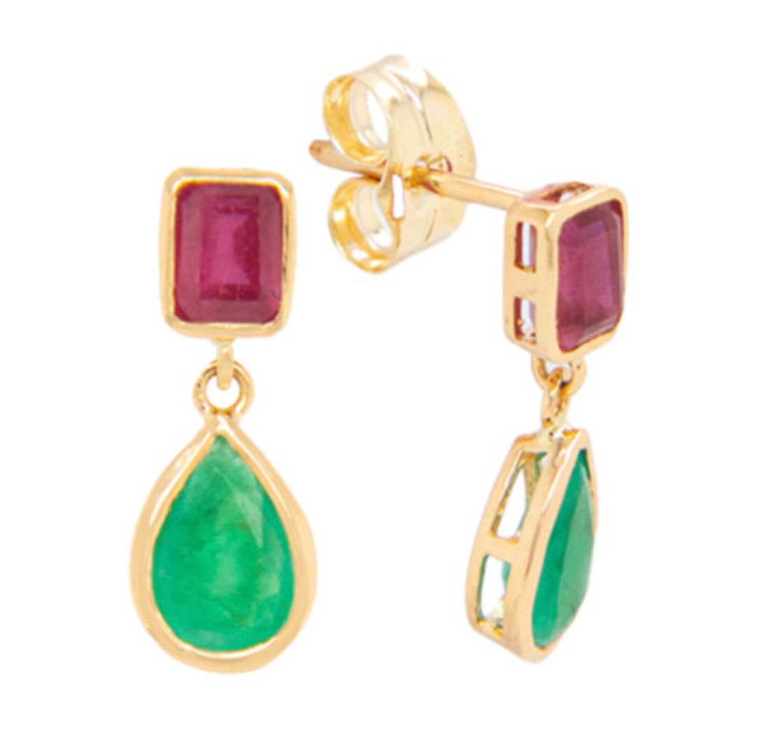 Call Me Never Rubi Earrings